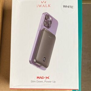 White Phone Charger  Magnetic